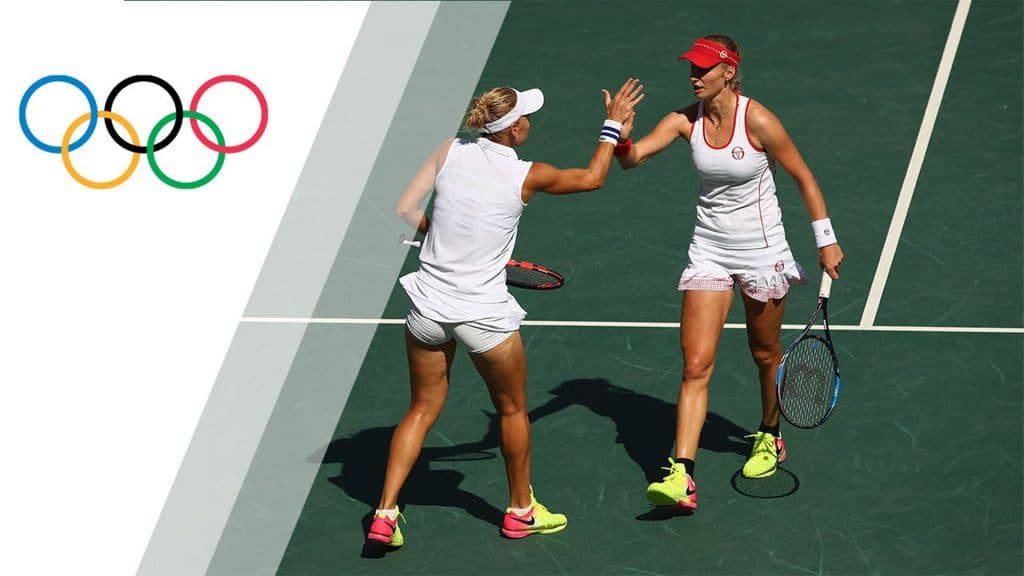Tennis Double Background Middle
